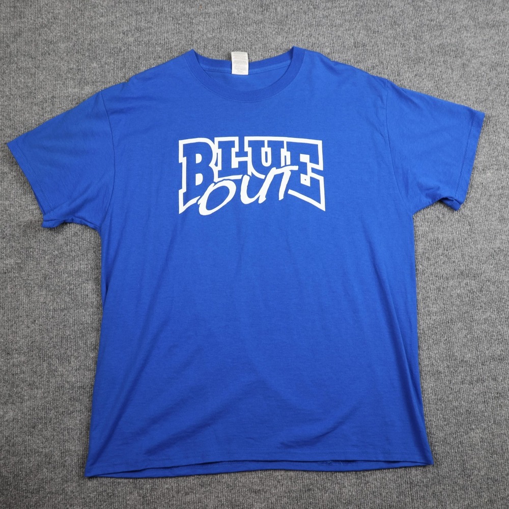 Washburn Rural Shirt Mens XL Blue GAME DAY Blue Out High School T-Shirt Tee